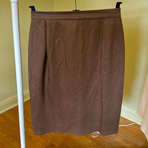 Linen/Viscose blend skirt - Picture 1 of 2